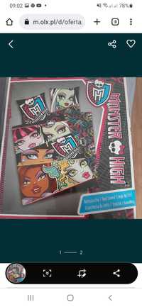 Pościel Monster High 160x200 nowa