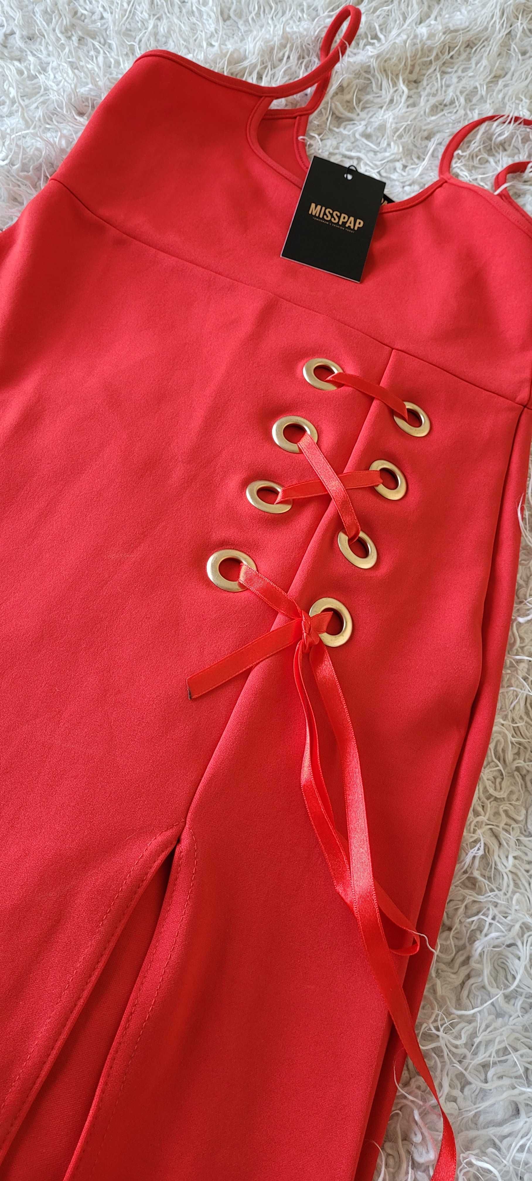 Czerwona sukienka Misspap