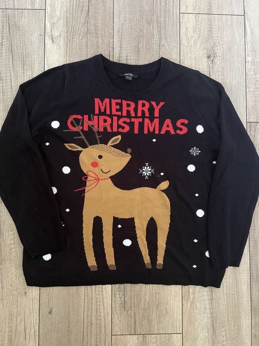 Светр жіночий з новорічним принтом