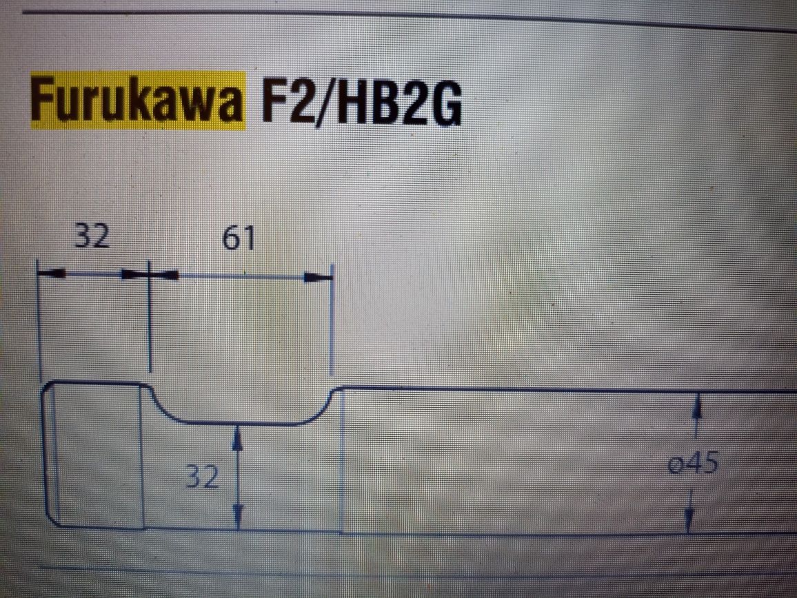Grot do młota hydraulicznego Furukawa F2 hb2g