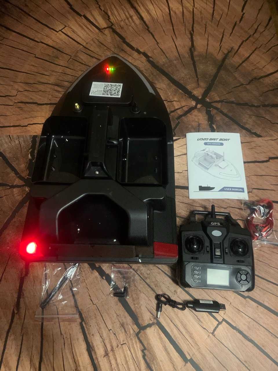 Карповый кораблик Flytec V020 с GPS 40 точек сумка