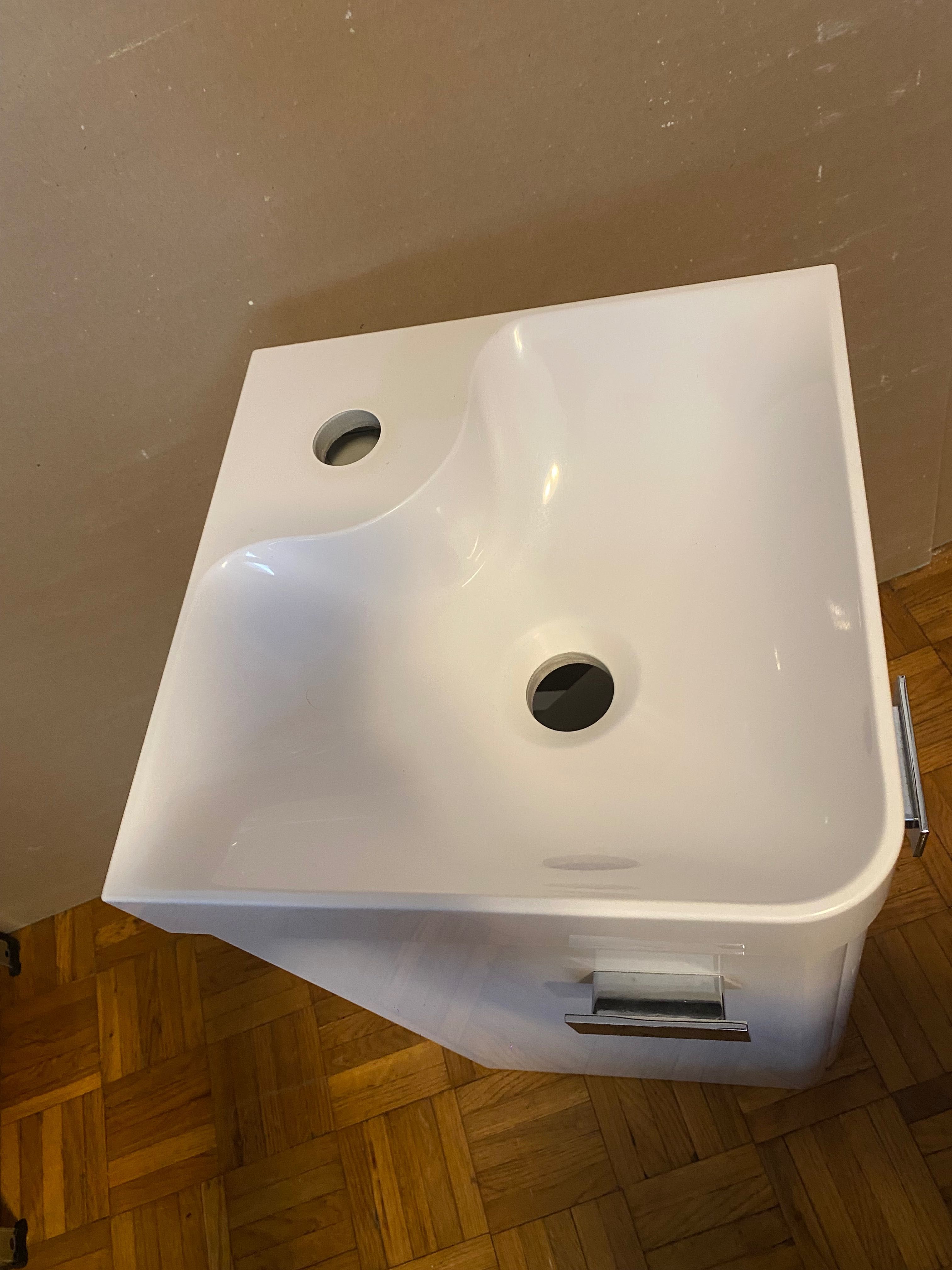 Zestaw szafka z umywalką 30 Corner Mirano