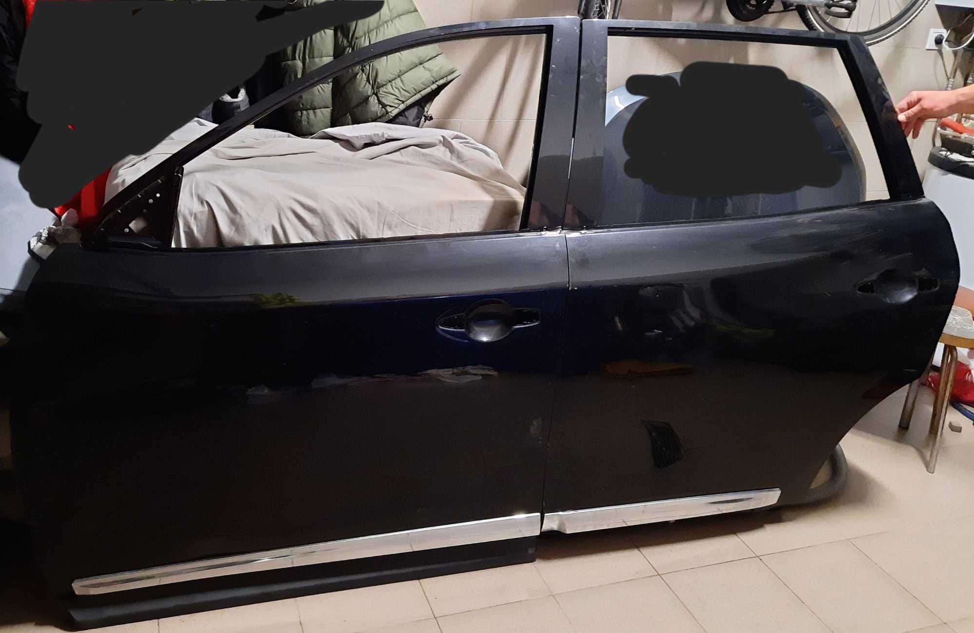 Drzwi wejściowe czarne pathfinder r52 IV 4 usa cale przod tyl