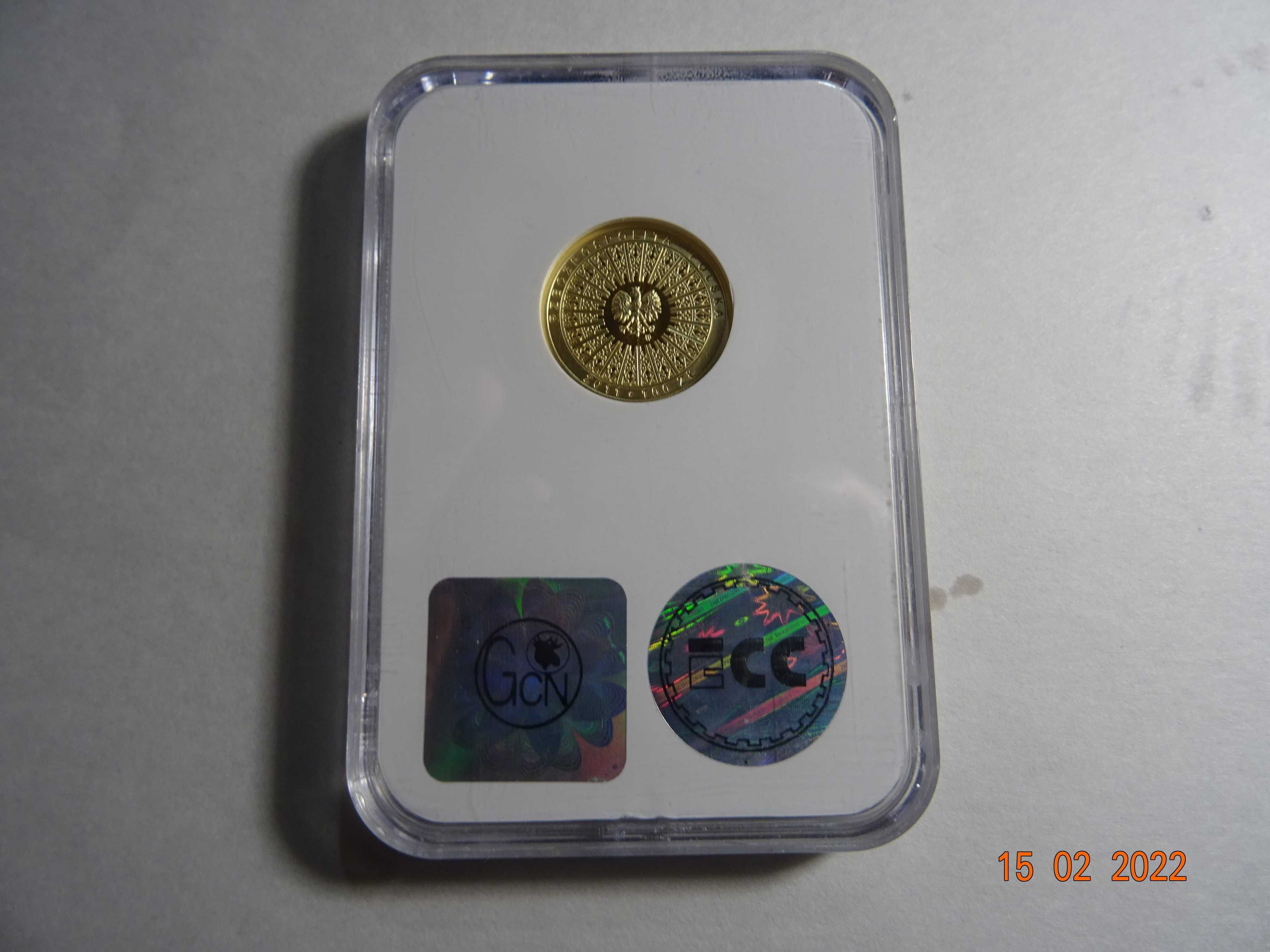 Złota moneta 100 ZŁ JAN Paweł II ,  2011 rok