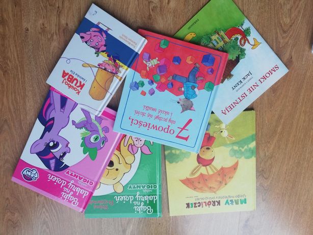 Zestaw książek dla przedszkolaka:Kubuś Puchatek, My little Pony