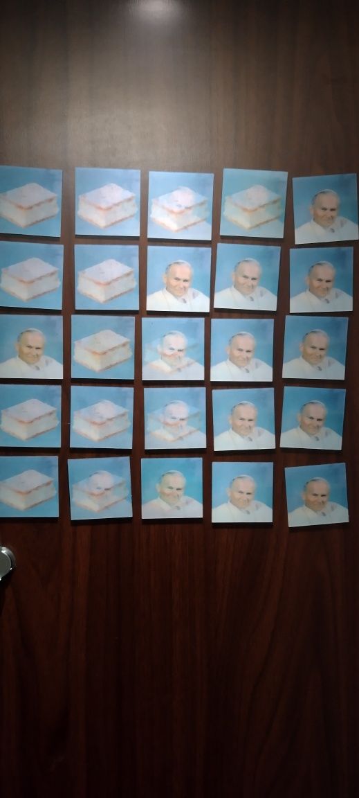 Magnesy 3D Jp2 Papież kremówka Jan Paweł