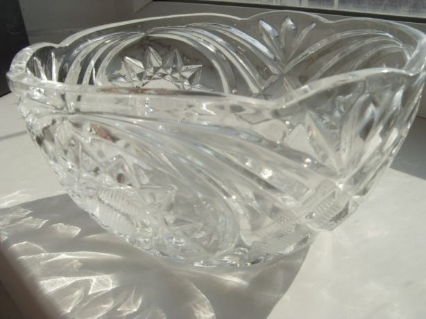 салатница хрусталь диаметр 17 см  кришталева салатниця