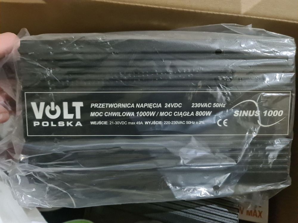 Перетворювач напруги Інвертор Volt Polska  24V 800W / 1000W