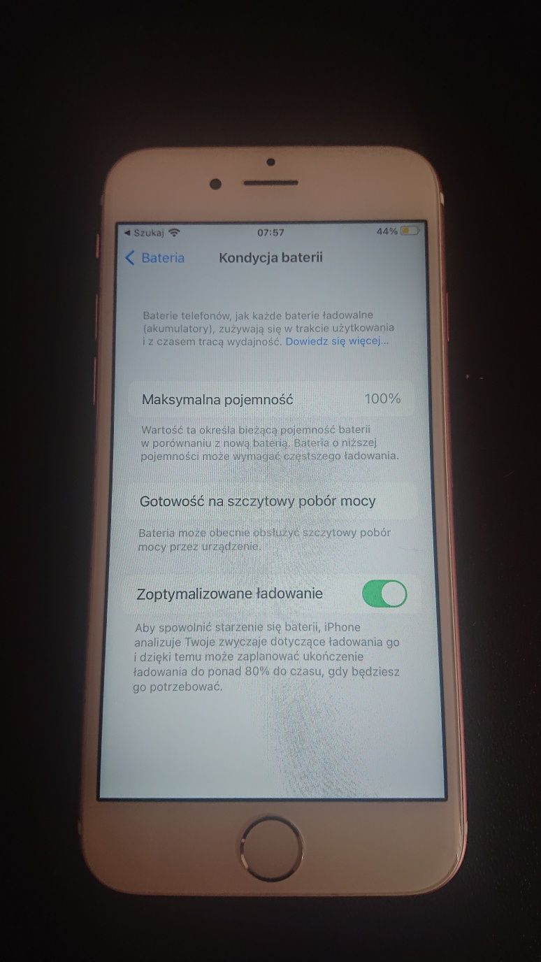 Iphone 6S 32 gb Rose Gold- Stan Idealny- Bateria 100% Ekran jak Nowy!