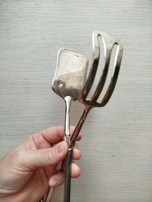 Вінажні щипці для десерту