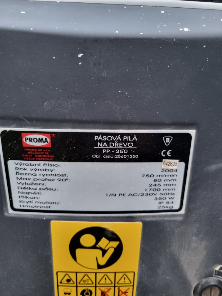 Pila taśmowa proma pp250