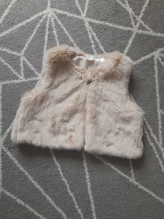 Kamizelka z futerkiem H&M 98