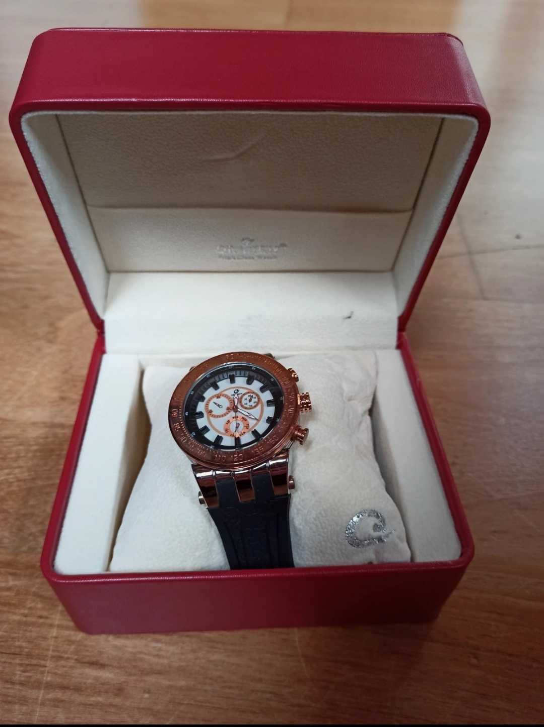 Relógio Oranew de Homem Preto como novo com caixa