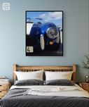 Poster Ford Shelby Metal Blue - 30cmx40cm - Fine Art