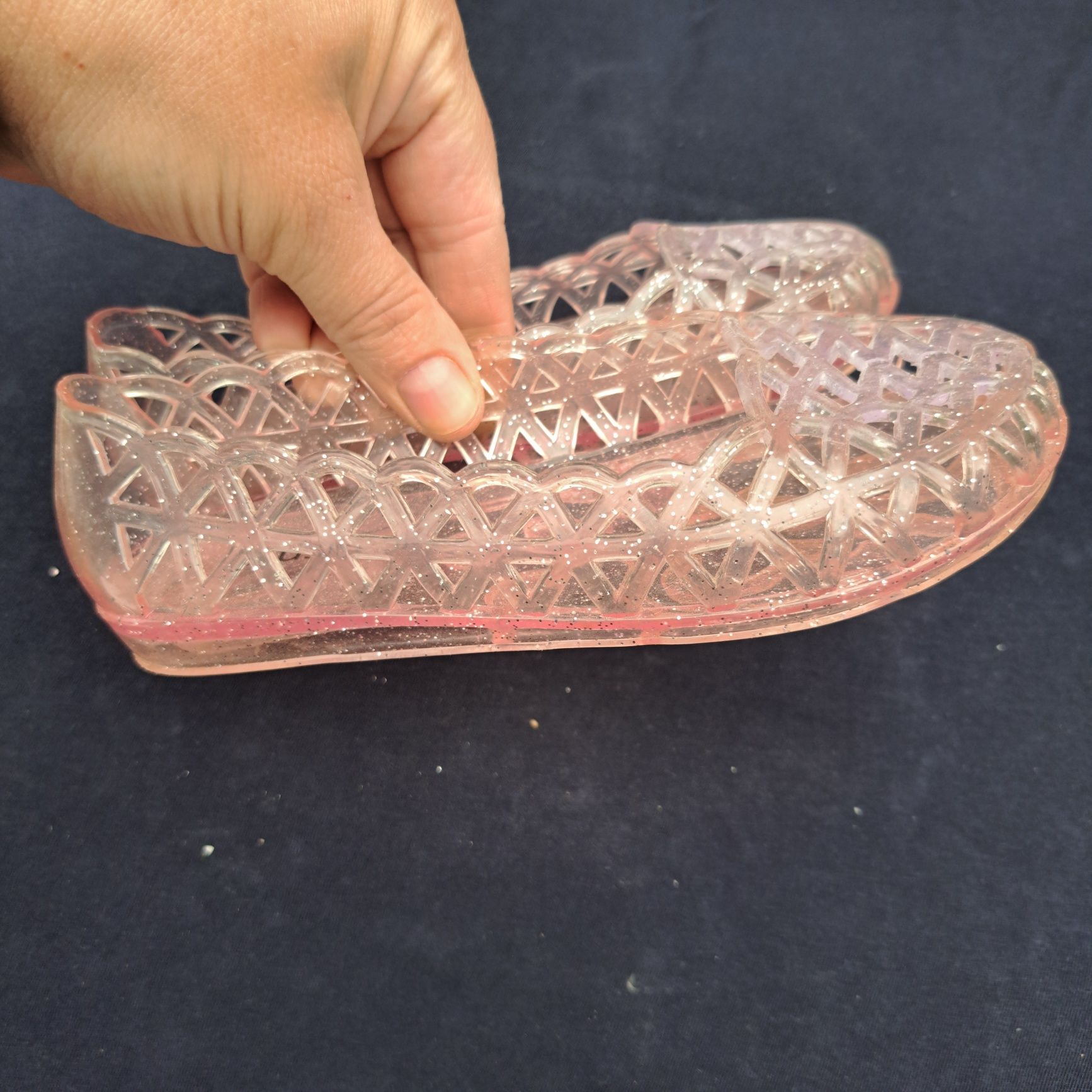 Plastikowe balerinki Plastki