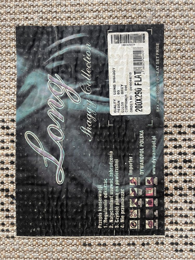 Dywan shaggy 200x290