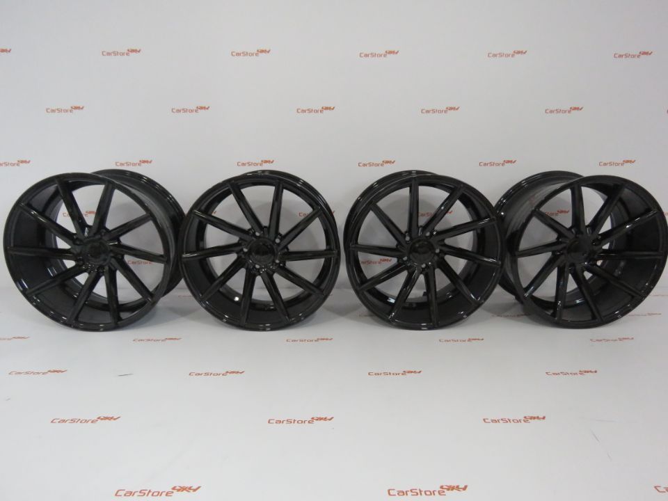 Jantes Look Vossen Cvt 19 x 8.5+9.5 et35 5x120 Preto Brilhante