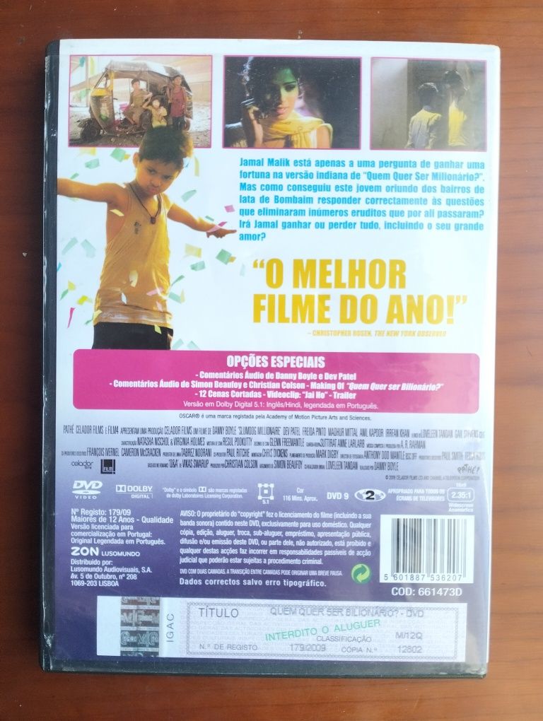 DVD Quem Quer ser Bilionário?