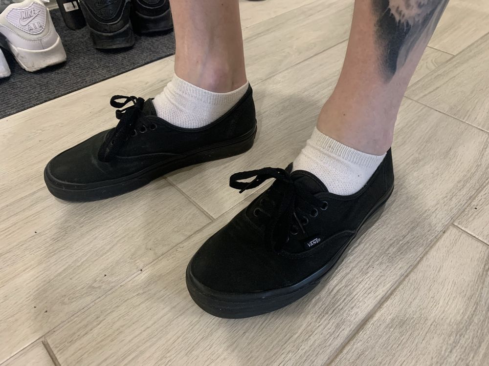 Vans кеды черные