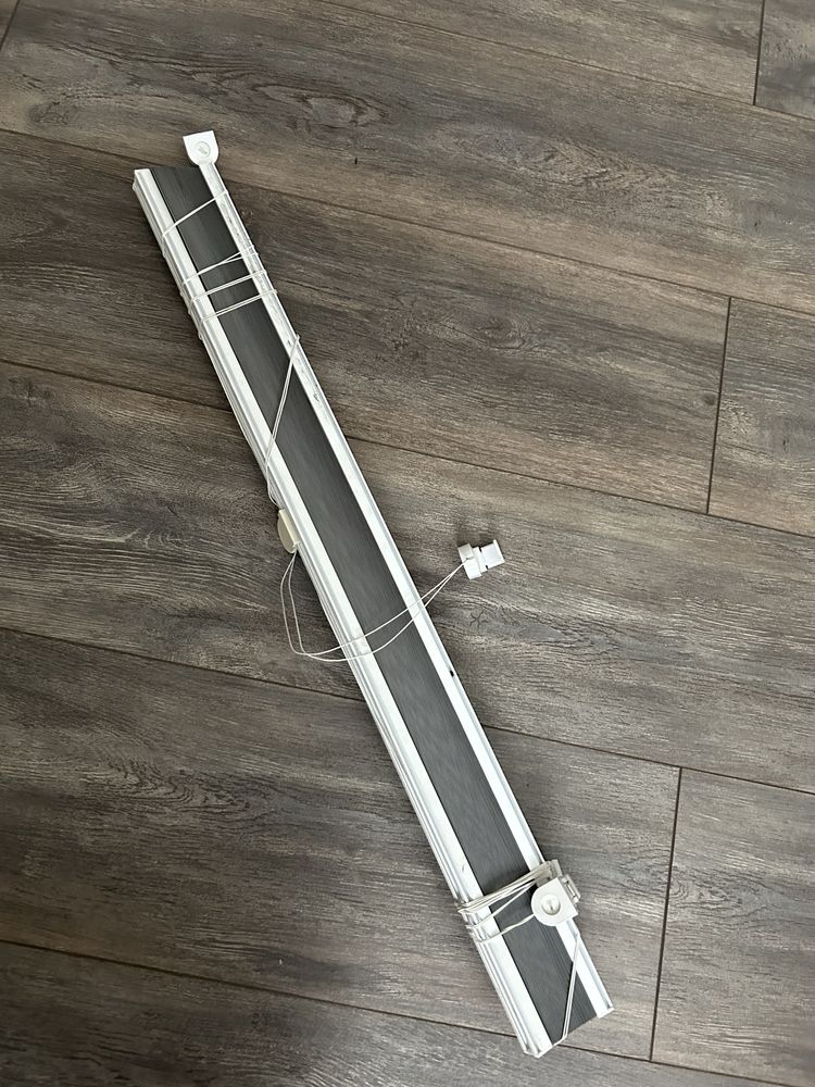Roleta plisowana szara 67cm szerokosc