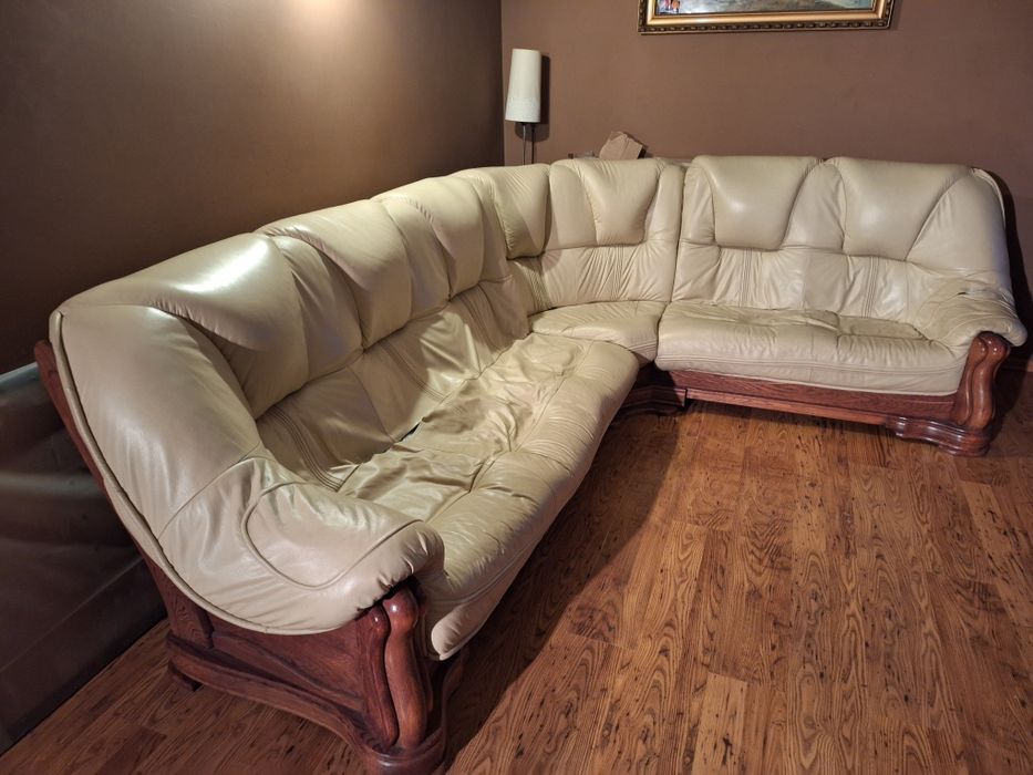 Sofa skórzana narożnkowa 300x 230