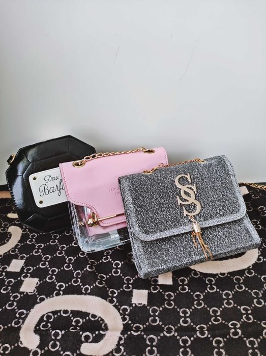 JESIEŃ ZIMA Piękna luksusowa torebka damska! Różowy, czarny. PREMIUM.