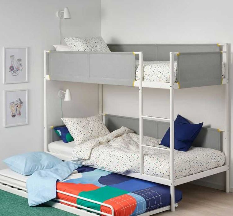 VITVAL – Estrutura de beliche com cama inferior (IKEA)