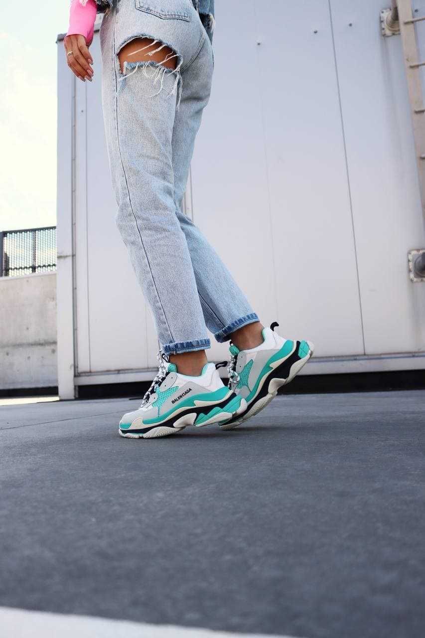 Balenciaga Triple S Mint Grey