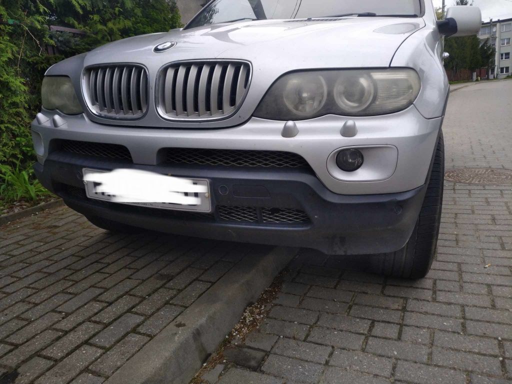 Kompletny zderzak przód przedni BMW X5 E53 lift Titansilber 354