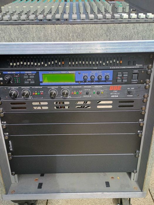 Rack audio - ibanez + yamaha REV 500 Samson MPL 224
