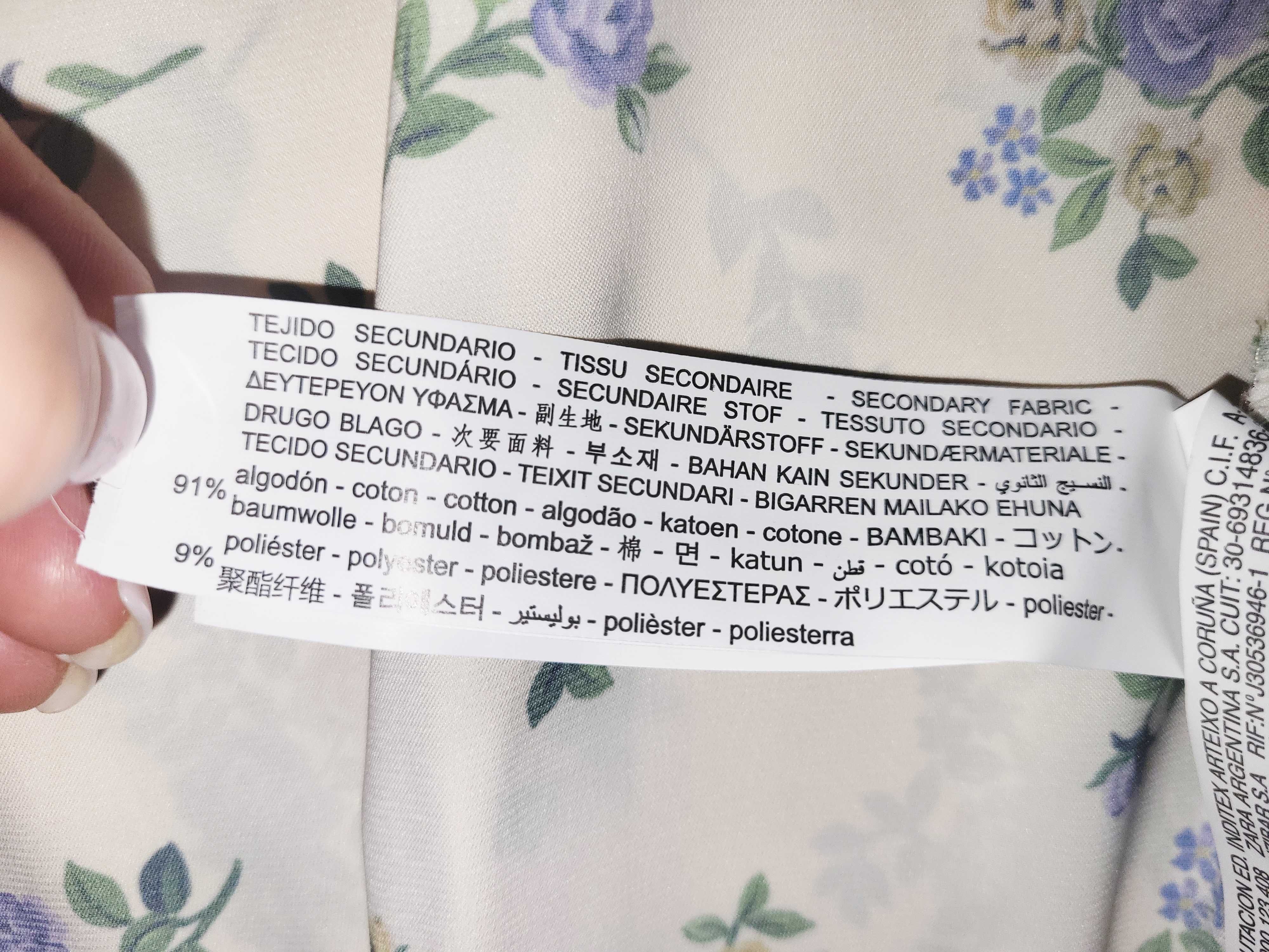 Zara, rozmiar M, nowa z metką (posiada wadę na ost,zd,)