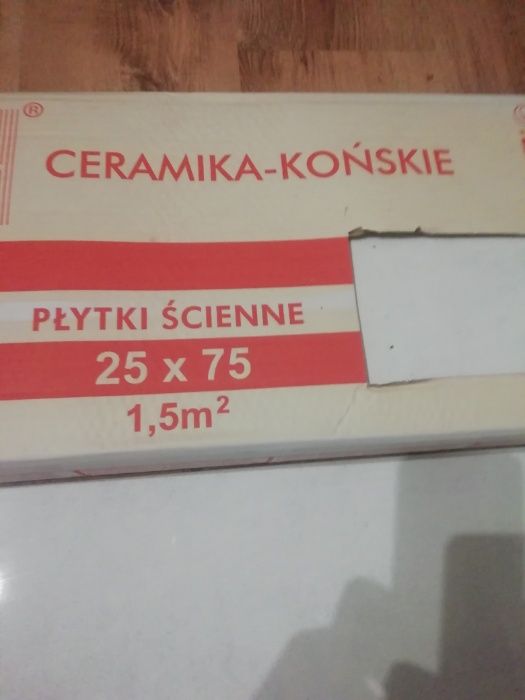 Płytki ceramiczne Końskie seria Locarno + dekor - nowe