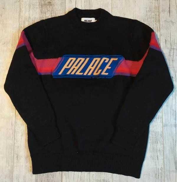 Palace Stuff Knit Black sweter damski S/M wełna