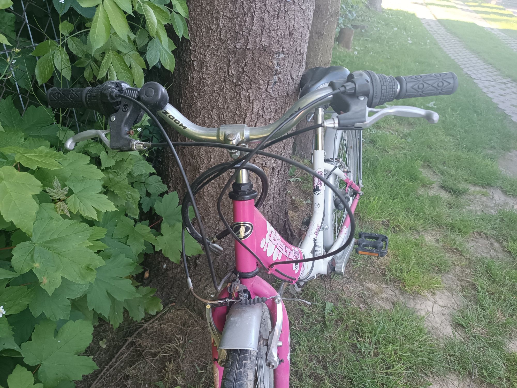 Różowyi rower górski junior