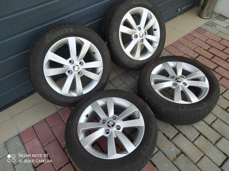 Kpl Alufelg Skoda Citigo,VW Up,Seat Mii 185/55 R15