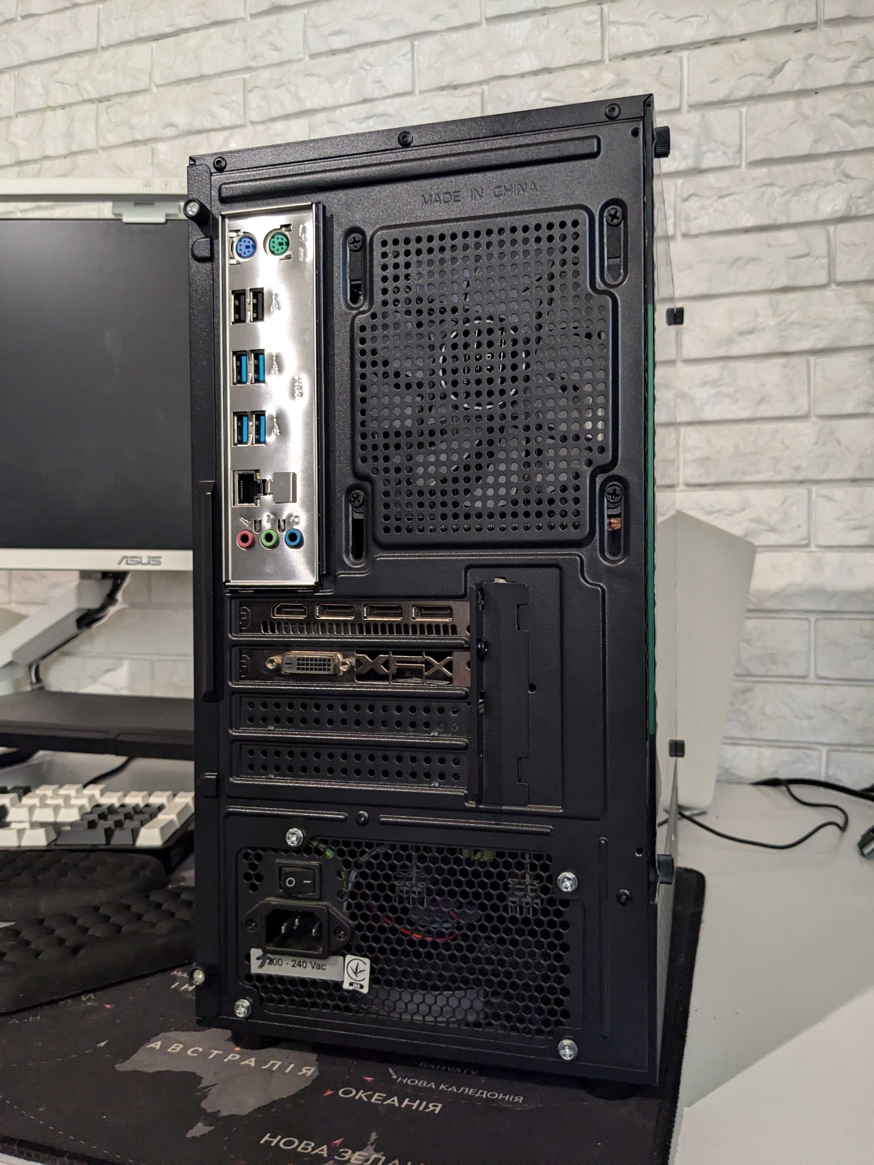 Яскравий Ігровий ПК: RAM DDR4  32 GB/Intel i9 / RX 580 4GB / RGB Башня