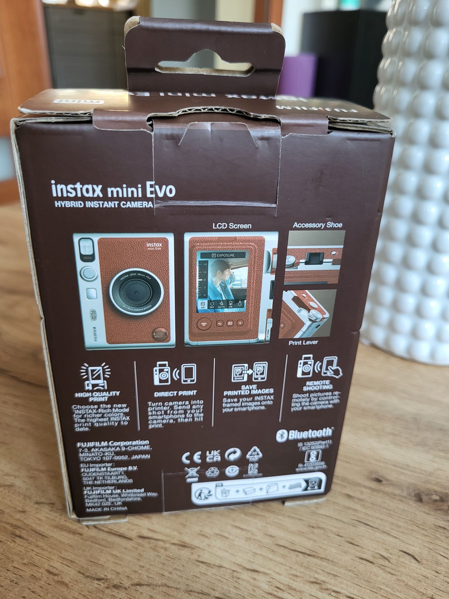 Aparat natychmiastowy FUJIFILM Instax Mini Evo Brązowo-srebrny C EX D