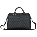 Torba Guess 4G Zipper Pocket Triangle Logo na laptopa 15" - czarna