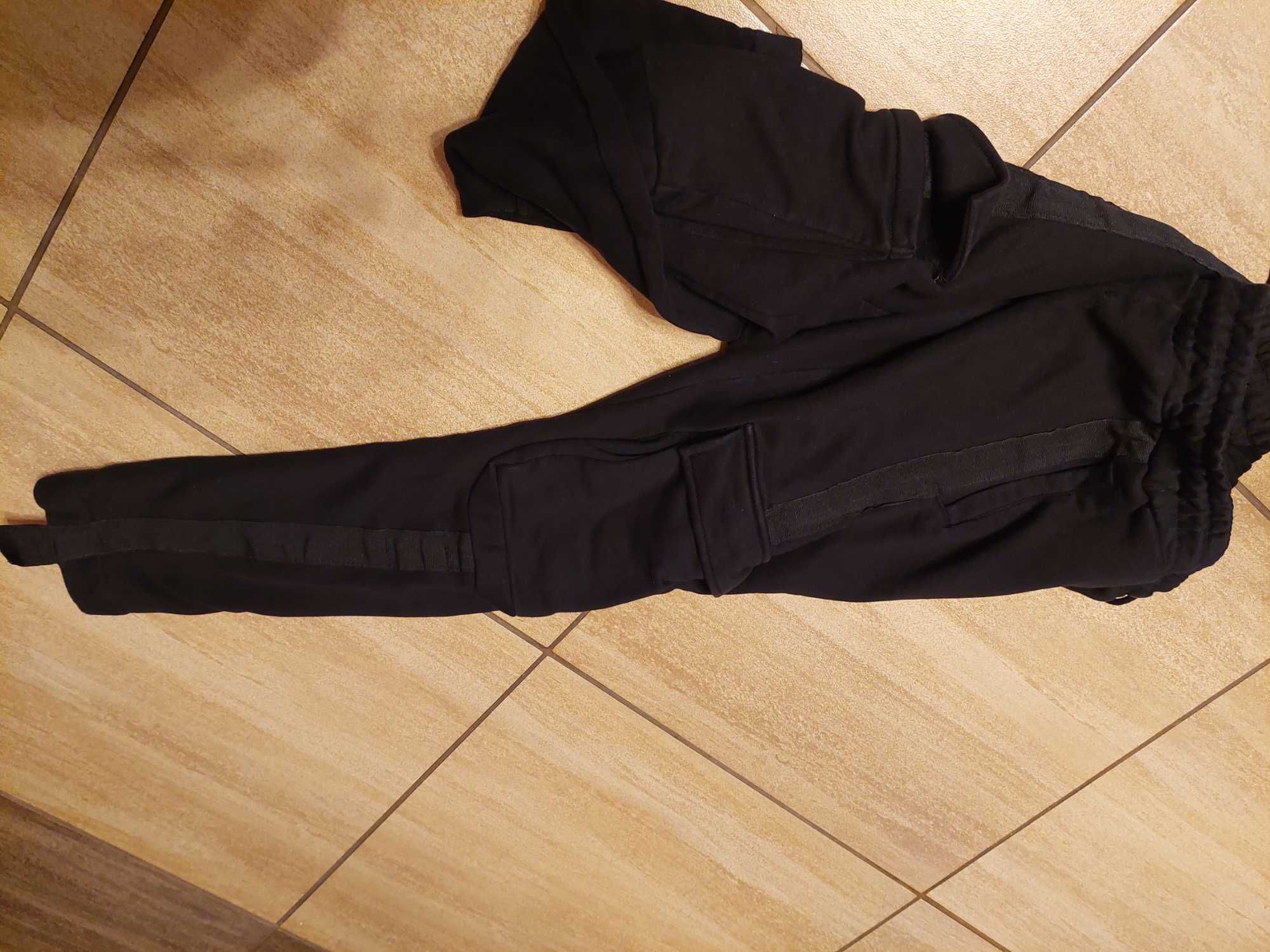 spodnie męskie sindbady czarne dresowe