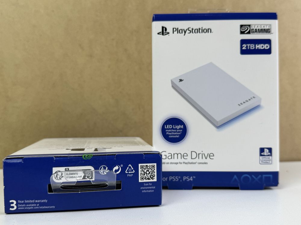 Новий зовнішній жорсткий диск Seagate Game Drive для PS4/PS5 2 ТБ