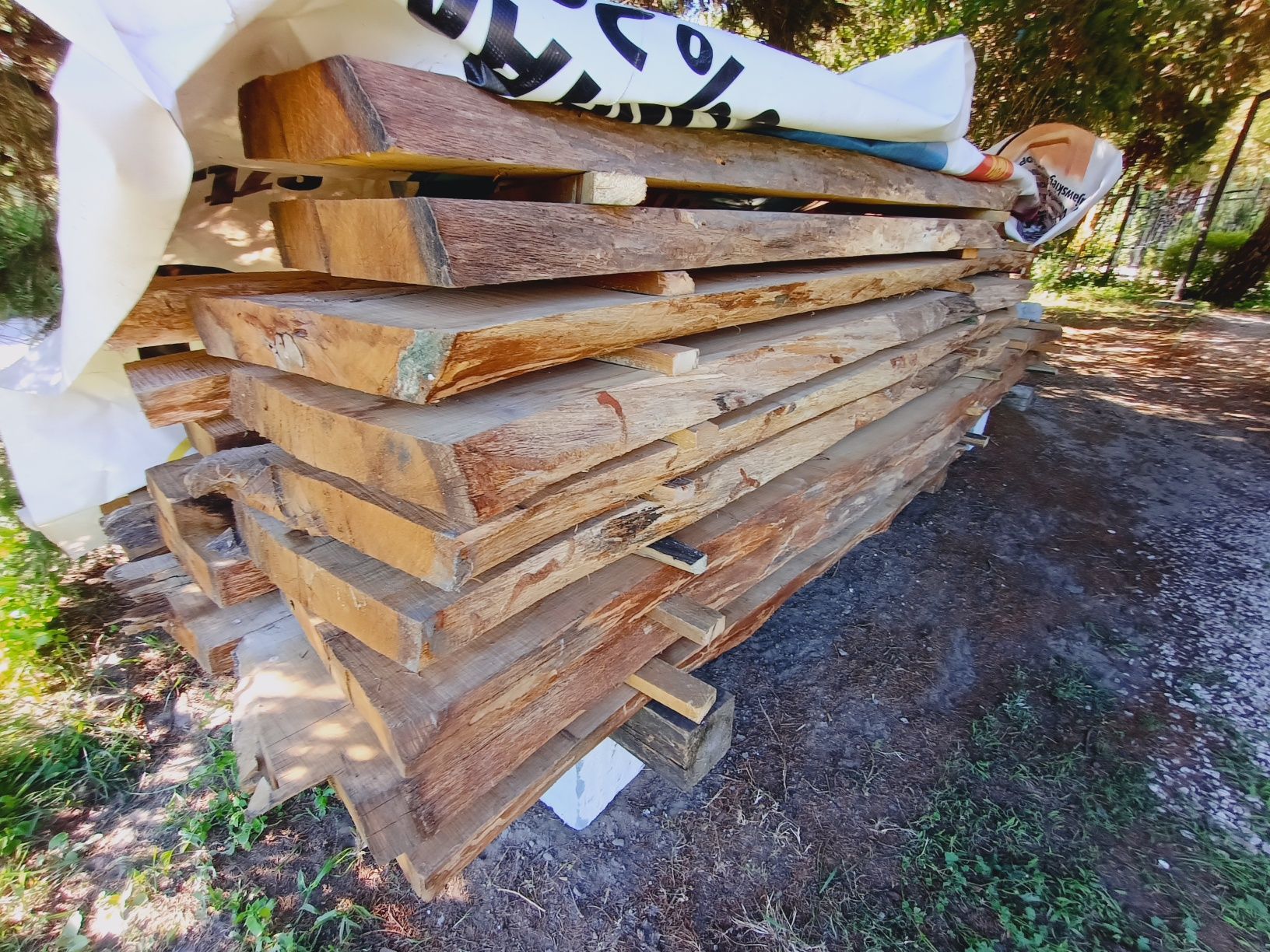 Tarcica dębowa,deski z oflisem dąb 60mm-3,5m dł. SUCHA sezonowana3LATA