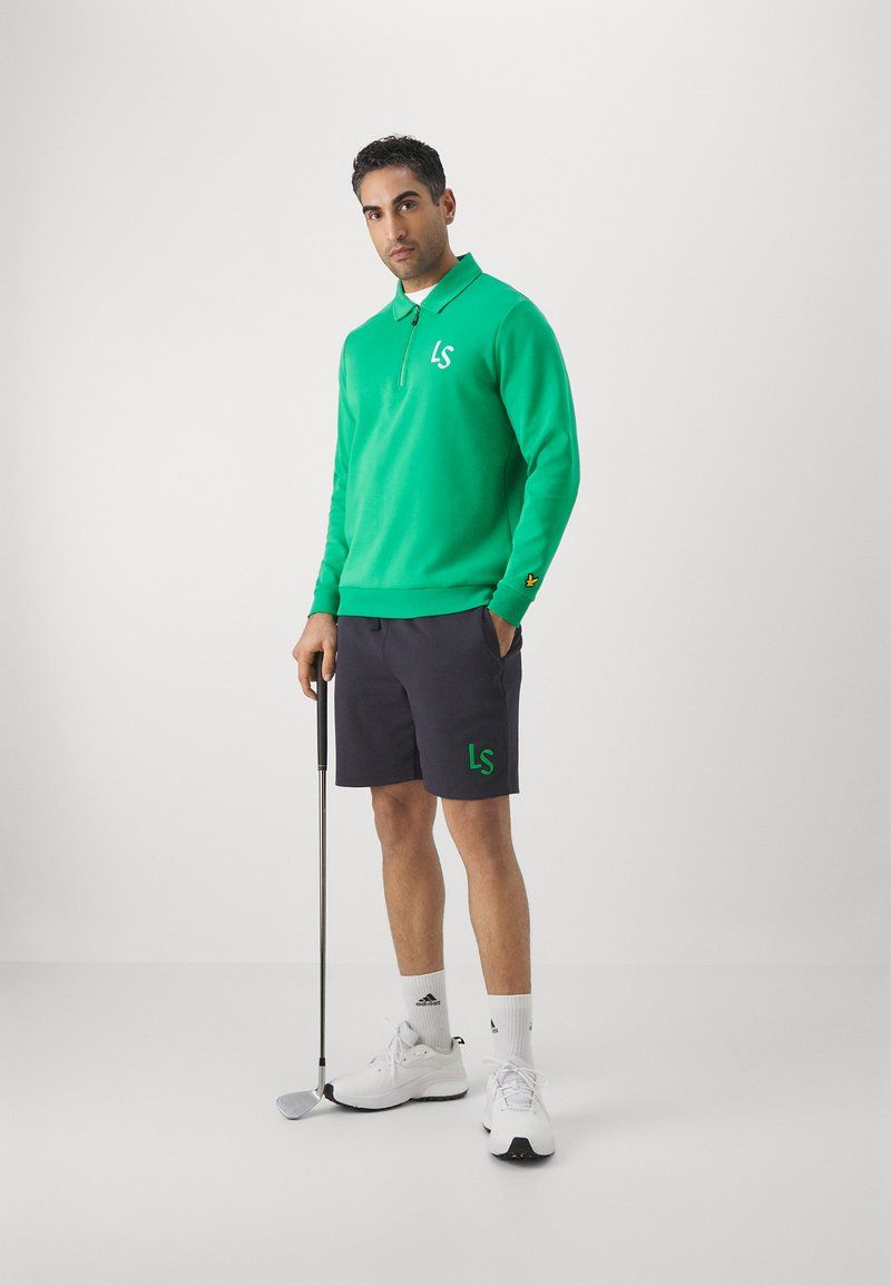 Bluza zielona z kołnierzykiem Lyle Scott S