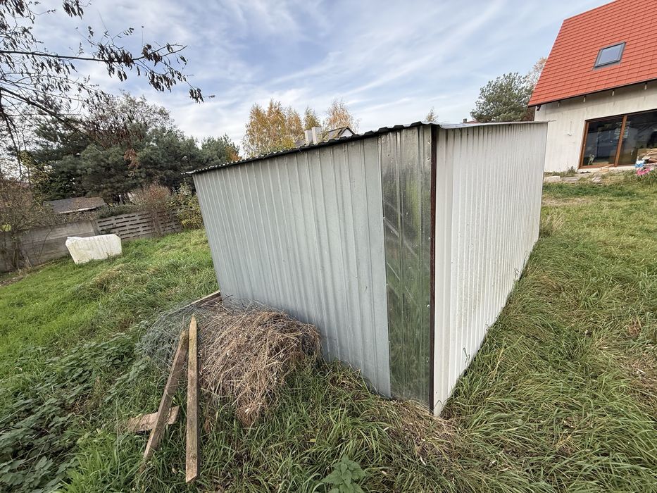 Garaż blaszak na budowę