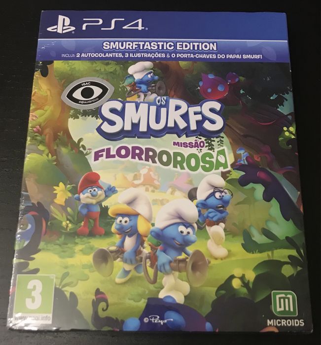 Os Smurfs - Missão Florrorosa Jogo novo e selado