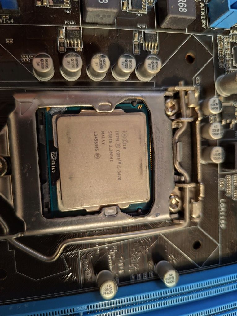 Płyta główna ASUS H61M-K LGA1155 + procesor Intel Core i5 3470 Sprawne