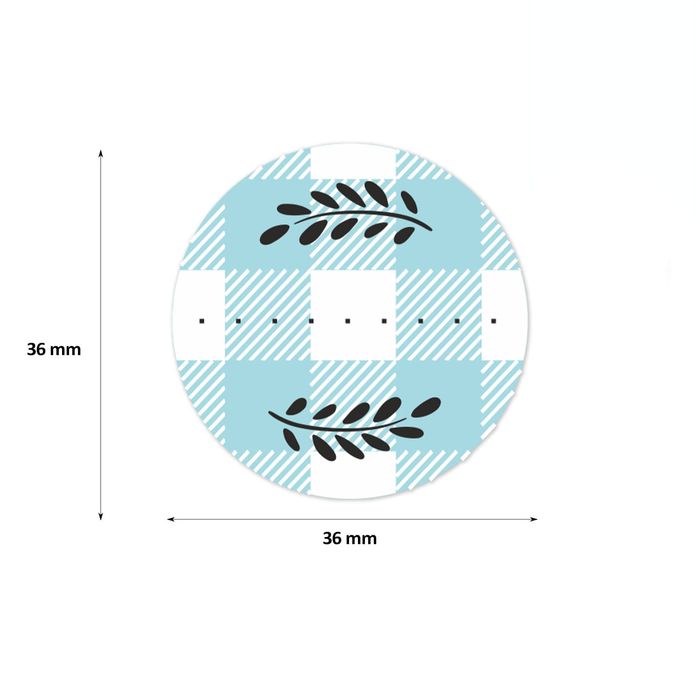 50x etykiety okrągłe samoprzylepne na przetwory, słoiki, słoje 36 mm