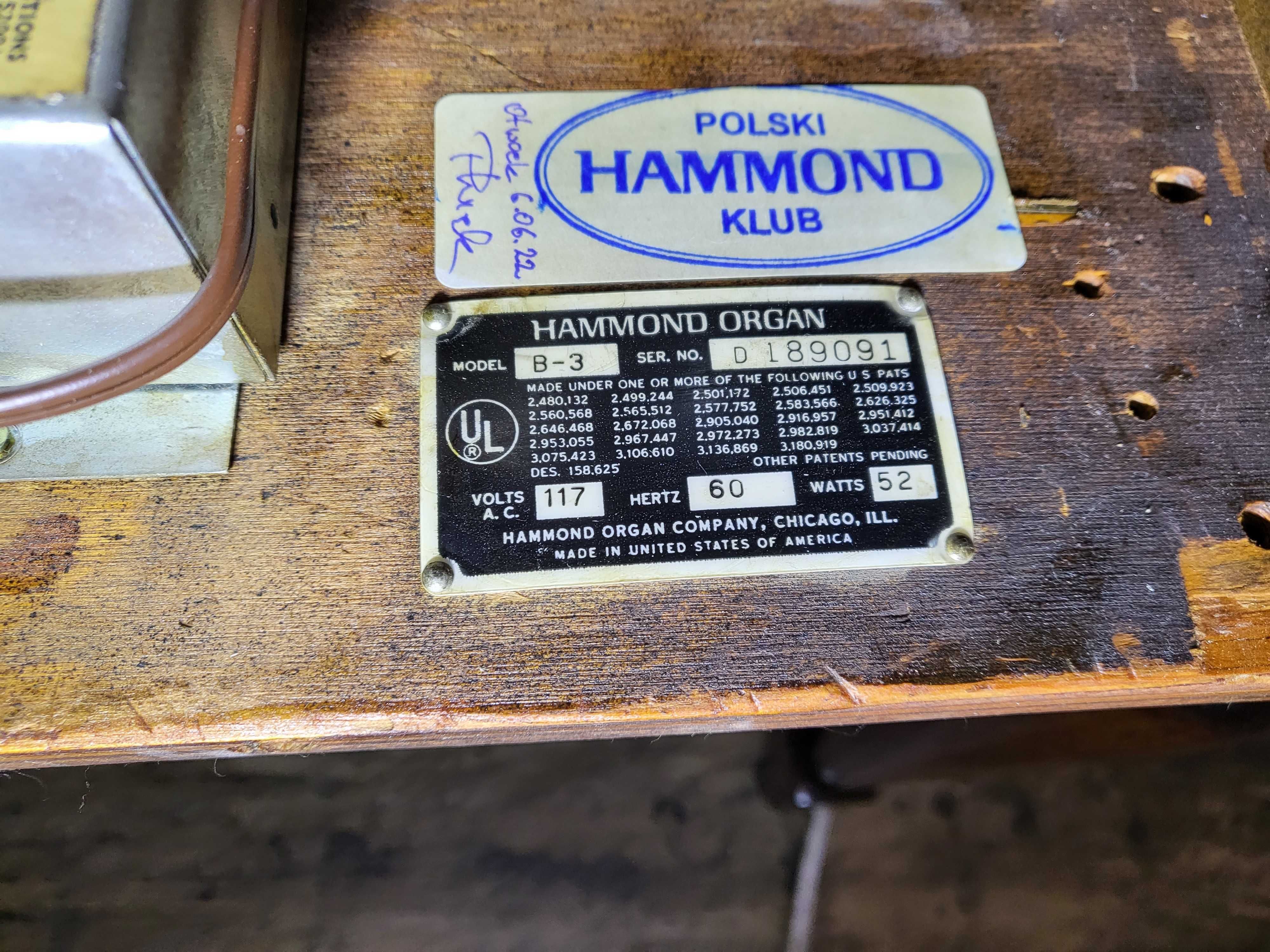 Hammond B3 + Leslie 122,kolekcjonerska gratka!