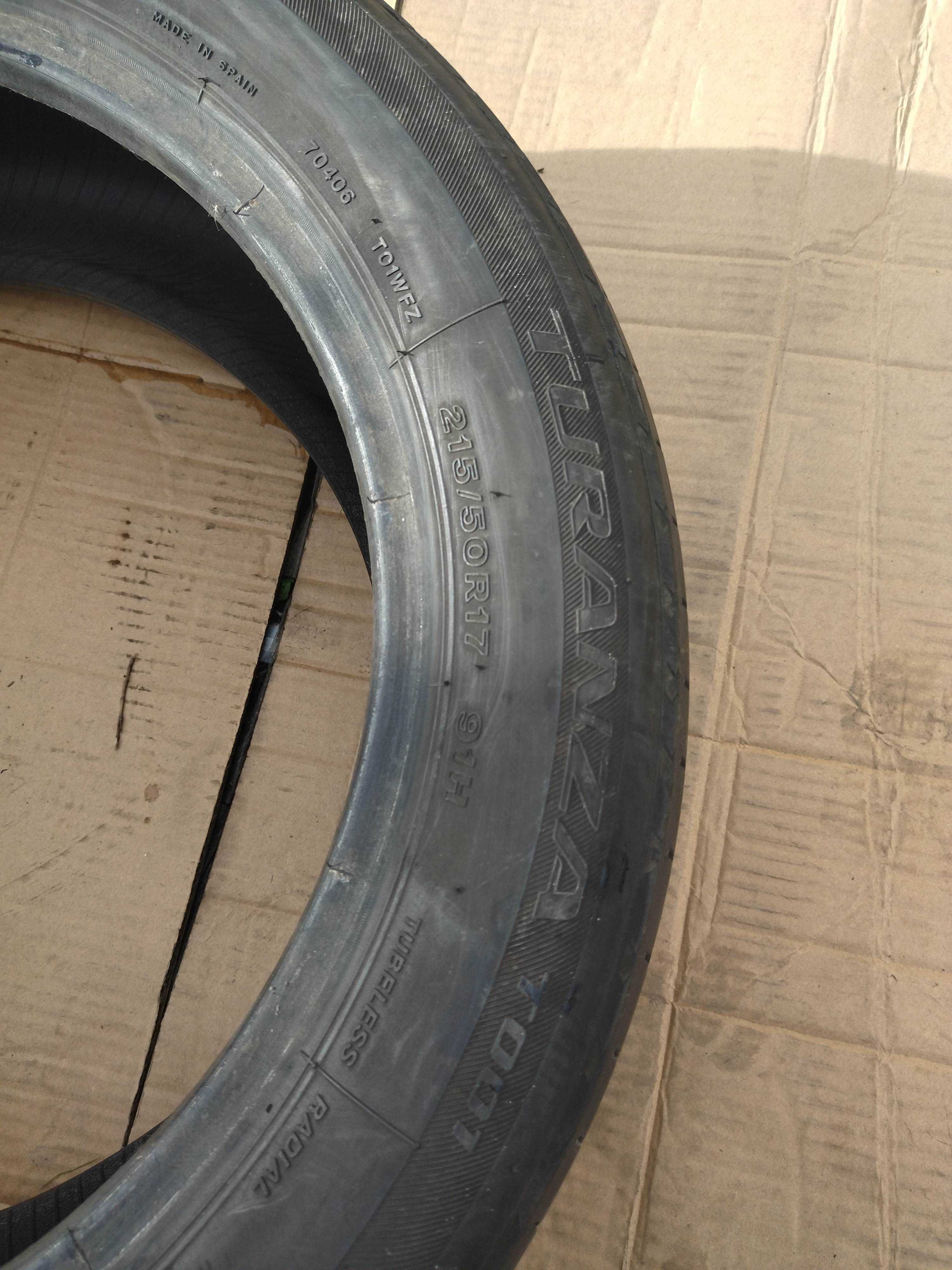 Продам колесо 1шт шину резина шина запаска 5 мм Bridgestone 215 50 r17