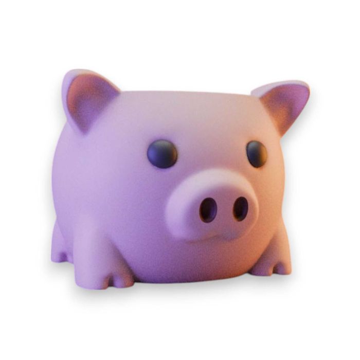 Vaso de Planta Porquinho Fofo 3D - Decorativo e Divertido