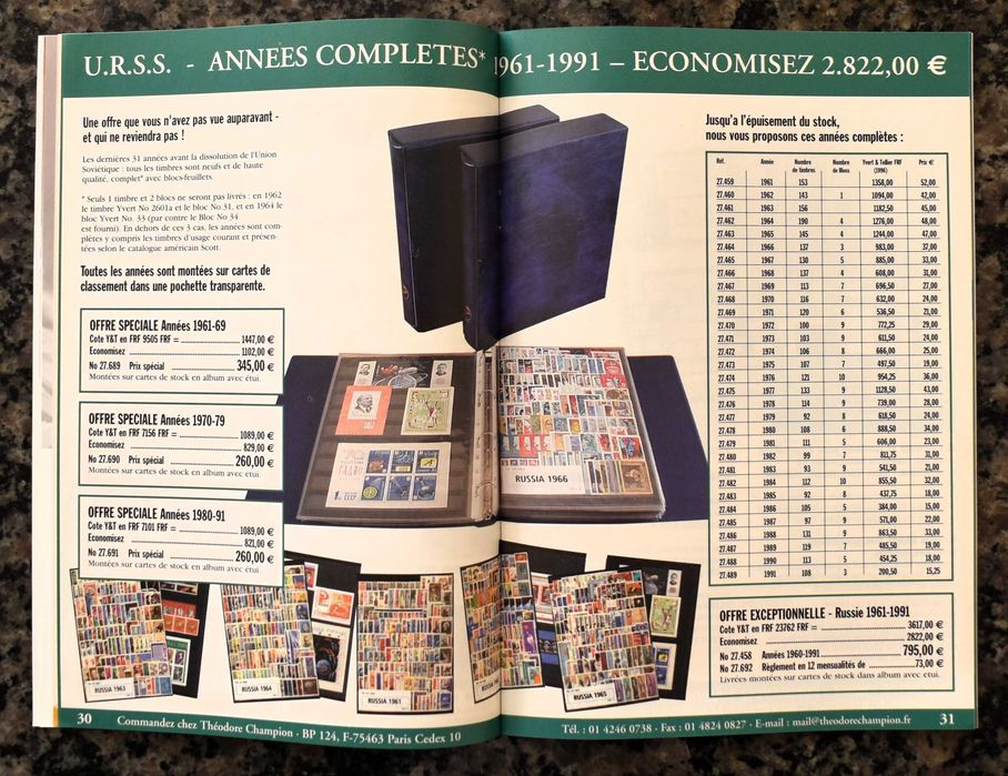 Revista L'Univers des Timbres Nº 32 (Septembre 2004)